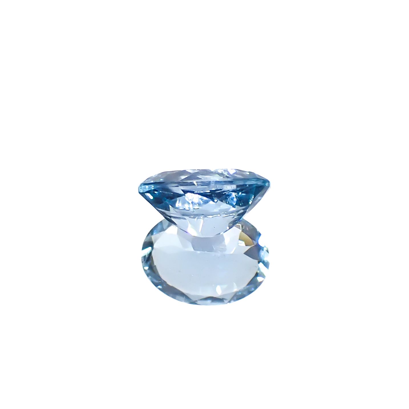 アクアマリン サンタマリアカラー マダガスカル産 1.04ct[240326975]7.9x6mm前後