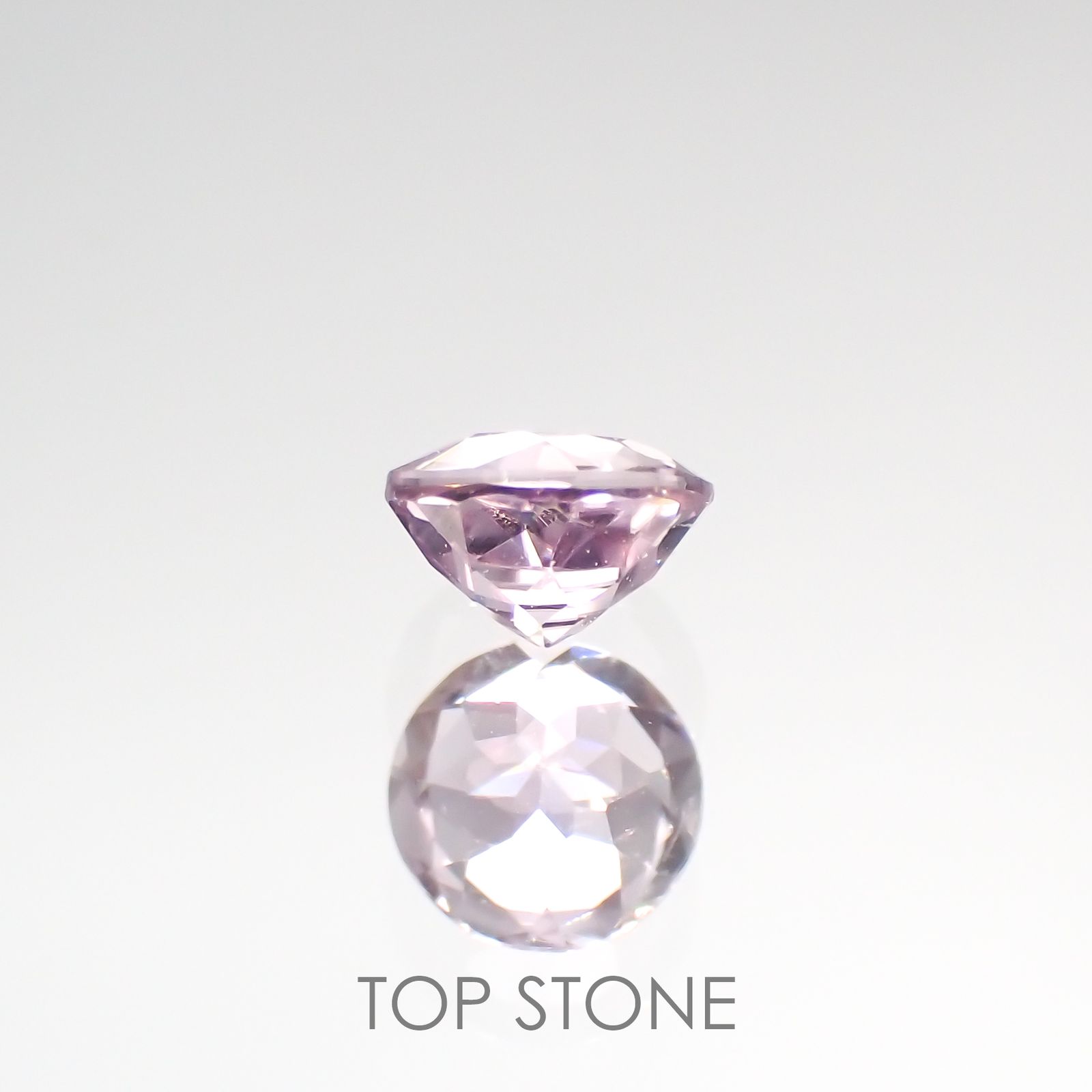 ピンクダイアスポア(宝石名ダイアスポア) アフガニスタン産 0.35ct 識別済[210912438]4.3×4.3mm前後