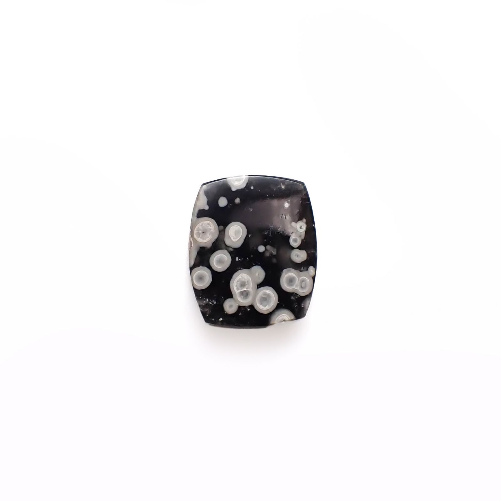 コスミックオブシディアン イタリア産 5.25ct[240427069]13.5x11.4mm前後