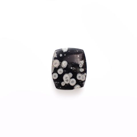 コスミックオブシディアン イタリア産 5.25ct[240427069]13.5x11.4mm前後