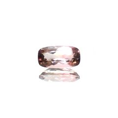 バイカラートルマリン(宝石名トルマリン)コンゴ産 1.22ct 識別済[250114998]9.1x4.9mm前後