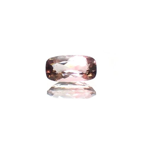 バイカラートルマリン(宝石名トルマリン)コンゴ産 1.22ct 識別済[250114998]9.1x4.9mm前後