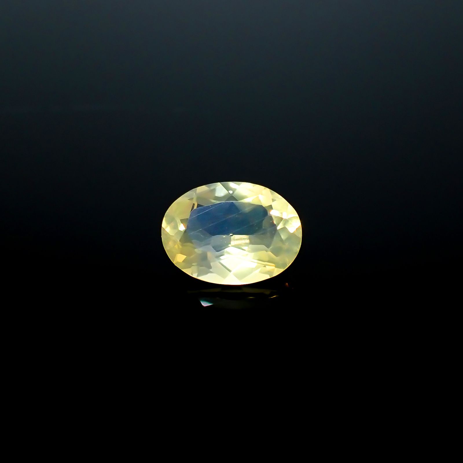 イエローオパール メキシコ産 1.40ct[240226196]9.7x7.2mm前後 | TOP STONE(トップストーン)