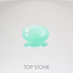 グリーンオパール(宝石名コモンオパール) 南アフリカ産 3.14ct 識別済[210510755]14×10mm前後