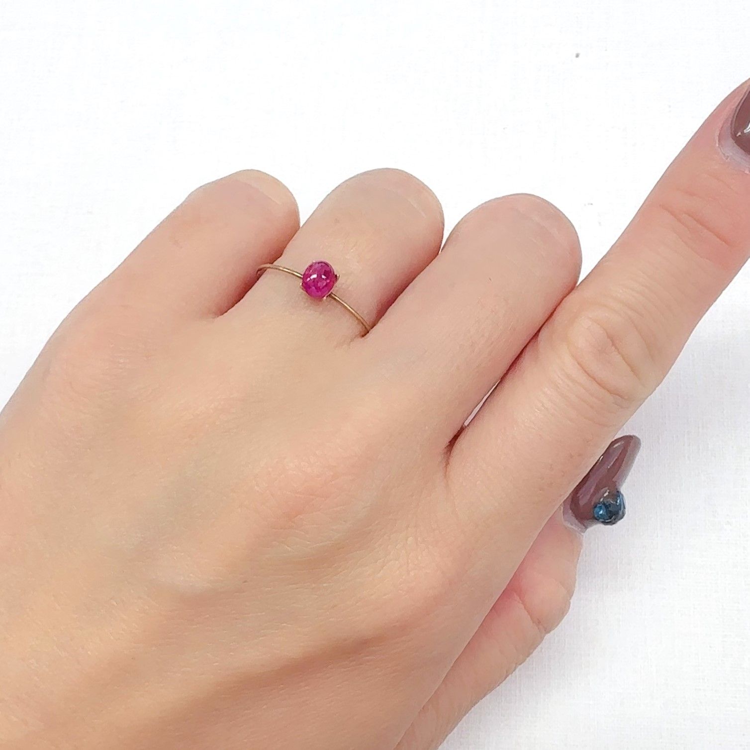 ルビー 非加熱 ビルマ産 0.70ct[240628064]5x4.1mm前後