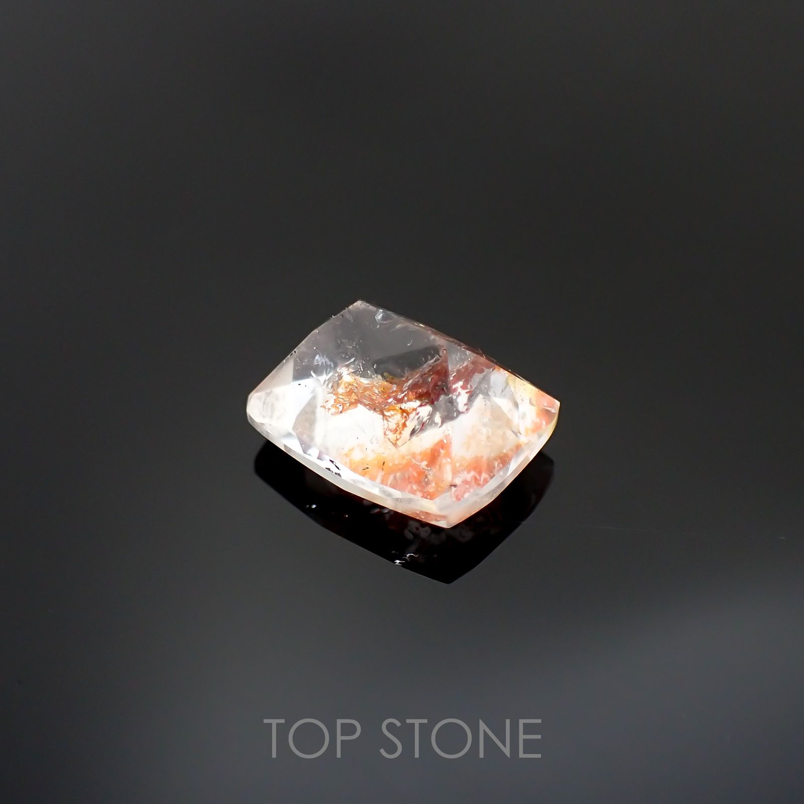 オーロラクォーツ ブラジル・ミナスジェライス産 4.63ct[220114377]11.6x9.3mm前後