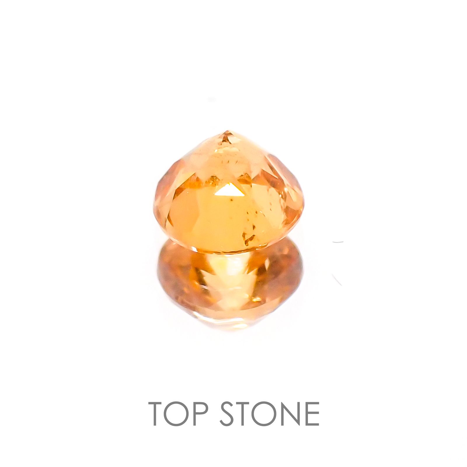 マンダリンガーネット ケニア産 ルース 0.35ct[20128103]4×4mm前後