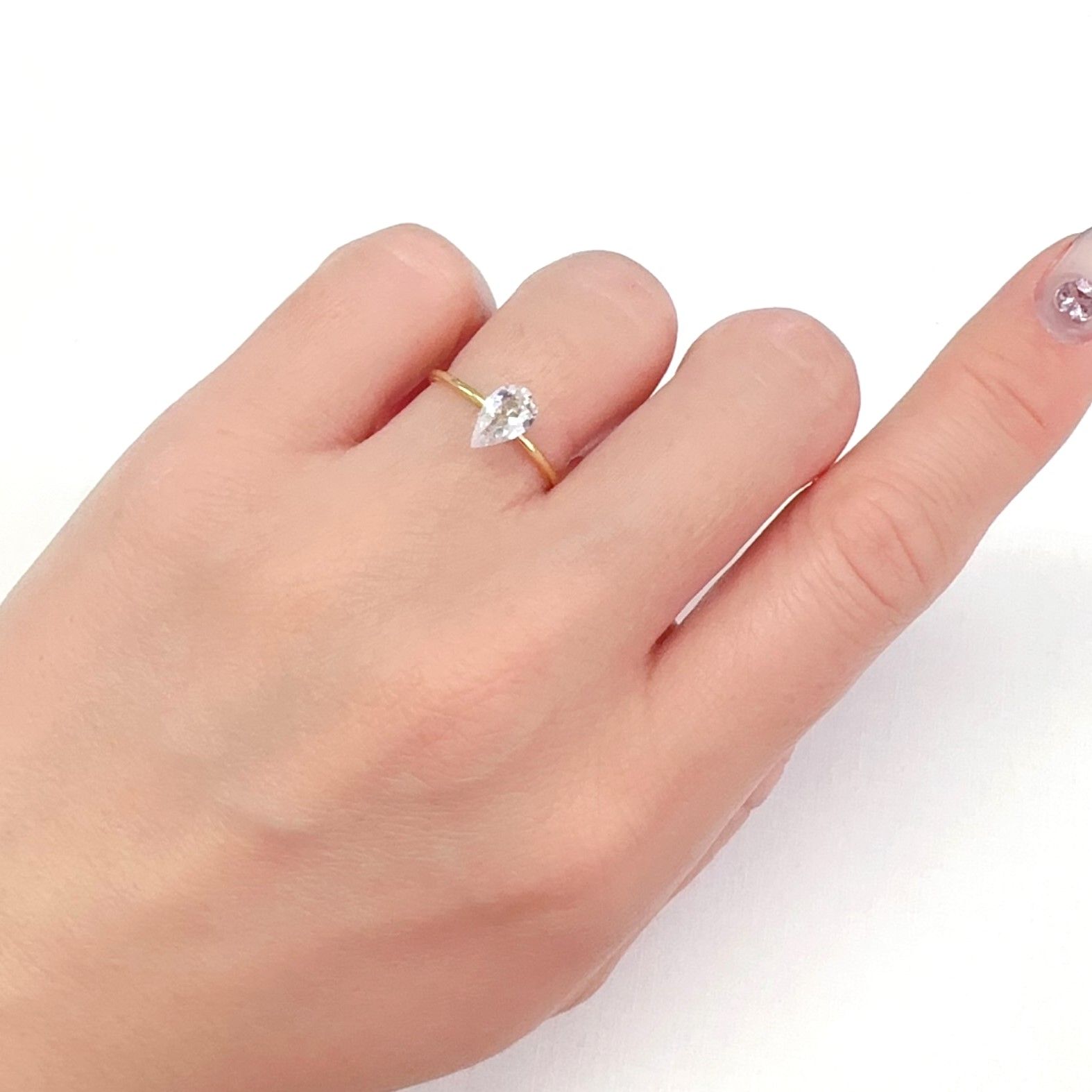 フェナカイト ブラジル産 0.58ct[240226267]7.6x4.8mm前後