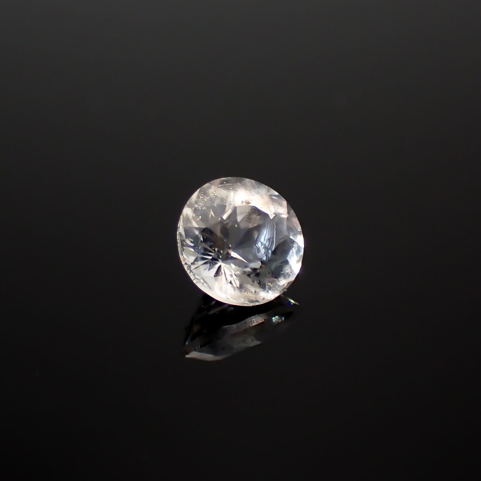 フェナカイト(宝石名フェナカイト)マダガスカル/ブラジル産 0.42ct 識別済[240628182]4.8x4.8mm前後