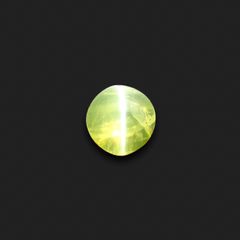 クリソベリルキャッツアイ スリランカ産 0.37ct[230119795]4.2x4.2mm前後