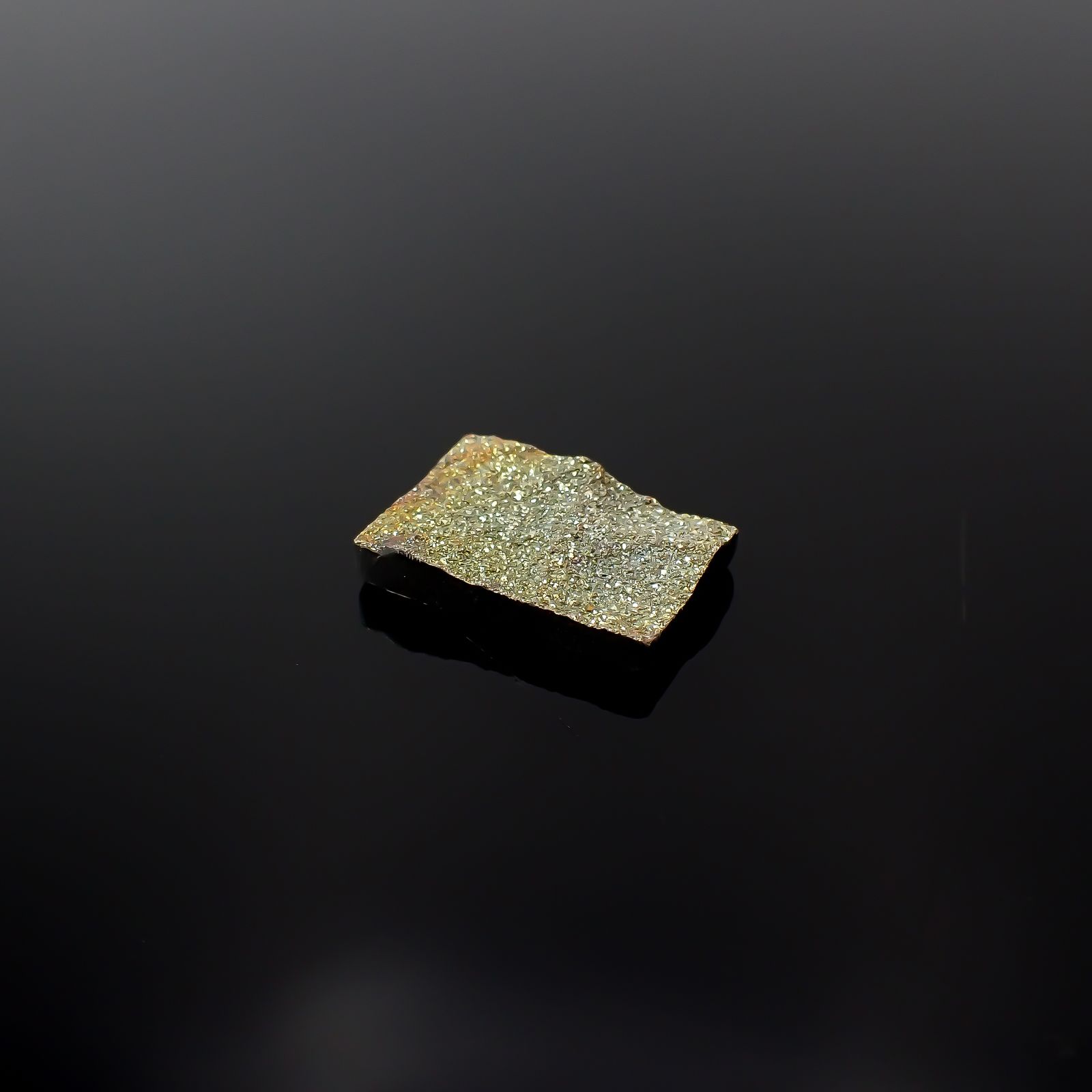 レインボーパイライト 原石 ロシア産 9.58ct[240527465]19.1x13.3mm前後