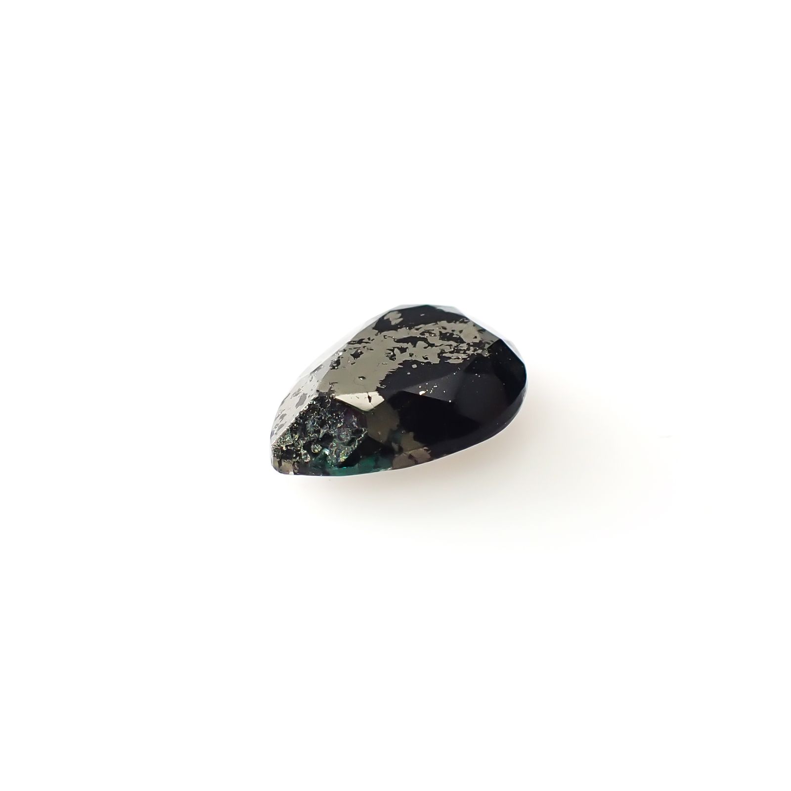 パイライトインエメラルド コロンビア産 1.25ct [241229562]8.4x6.5mm前後