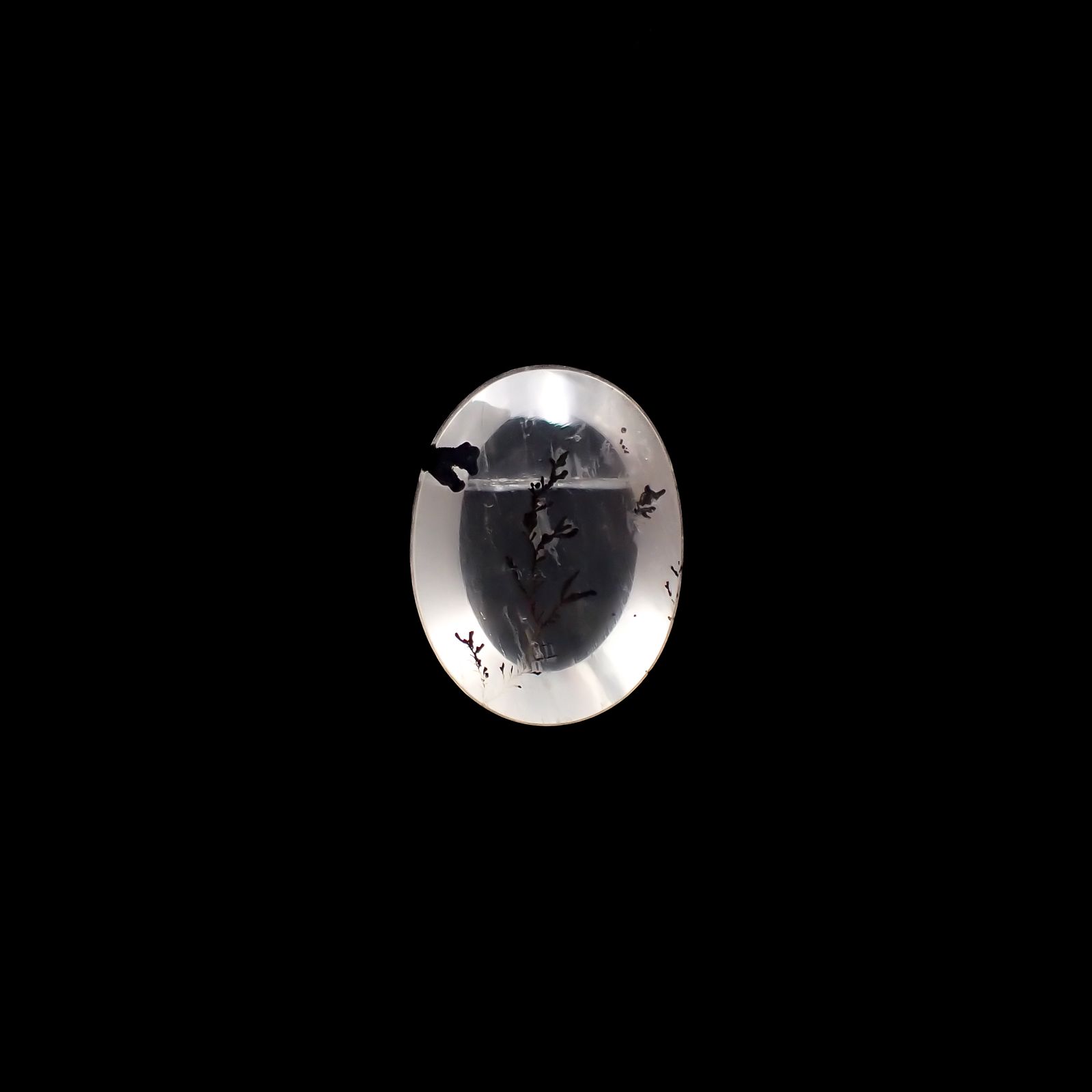 デンドリチッククォーツ ブラジル産 9.85ct[230823247]17.4x13.1mm前後