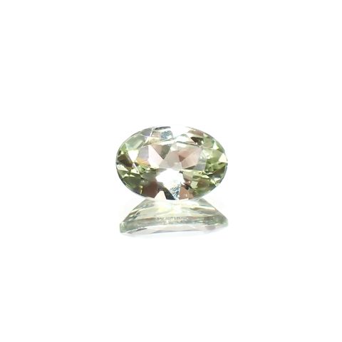 ミントガーネット タンザニア産 0.61ct / 6.5x4.5mm前後 [260223726]