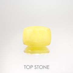 スミソナイト(宝石名イエロー・スミソナイト) イタリア産 4.699ct ソ付(彩珠)[20095824]11.1×8.3mm前後
