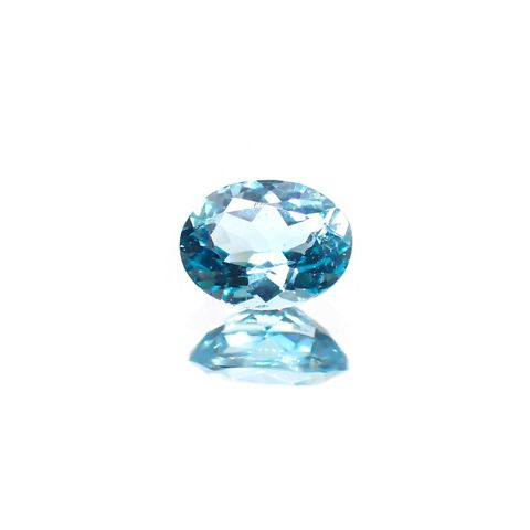 アパタイト(宝石名アパタイト) マダガスカル産 0.87ct  識別済[211013523]6.9×5.4mm前後