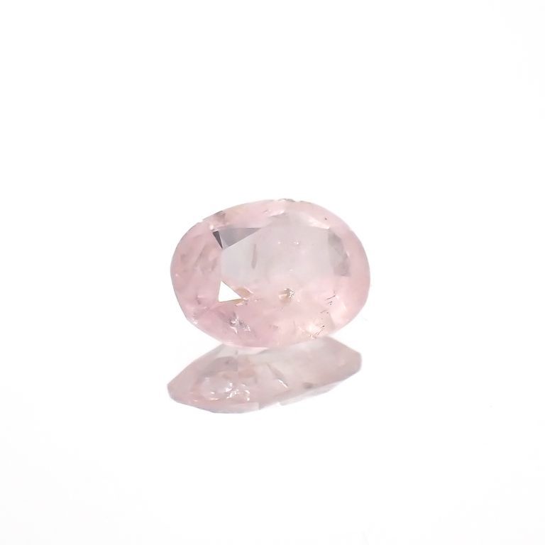 ピンクグロッシュラーガーネット  ミャンマー産 1.09ct[230220345]7.5x6mm前後