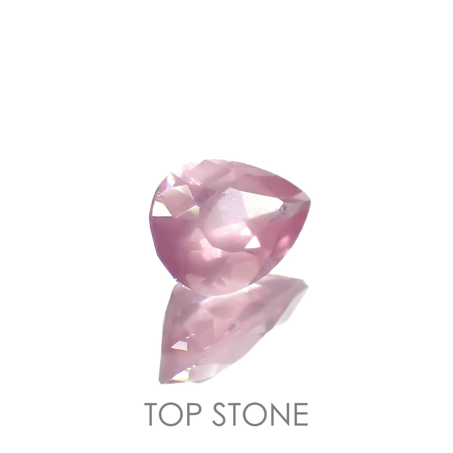 シルキーピンクスピネル(宝石名スピネル)タンザニア産 0.31ct 識別済[221219491]5.1x3.5mm前後