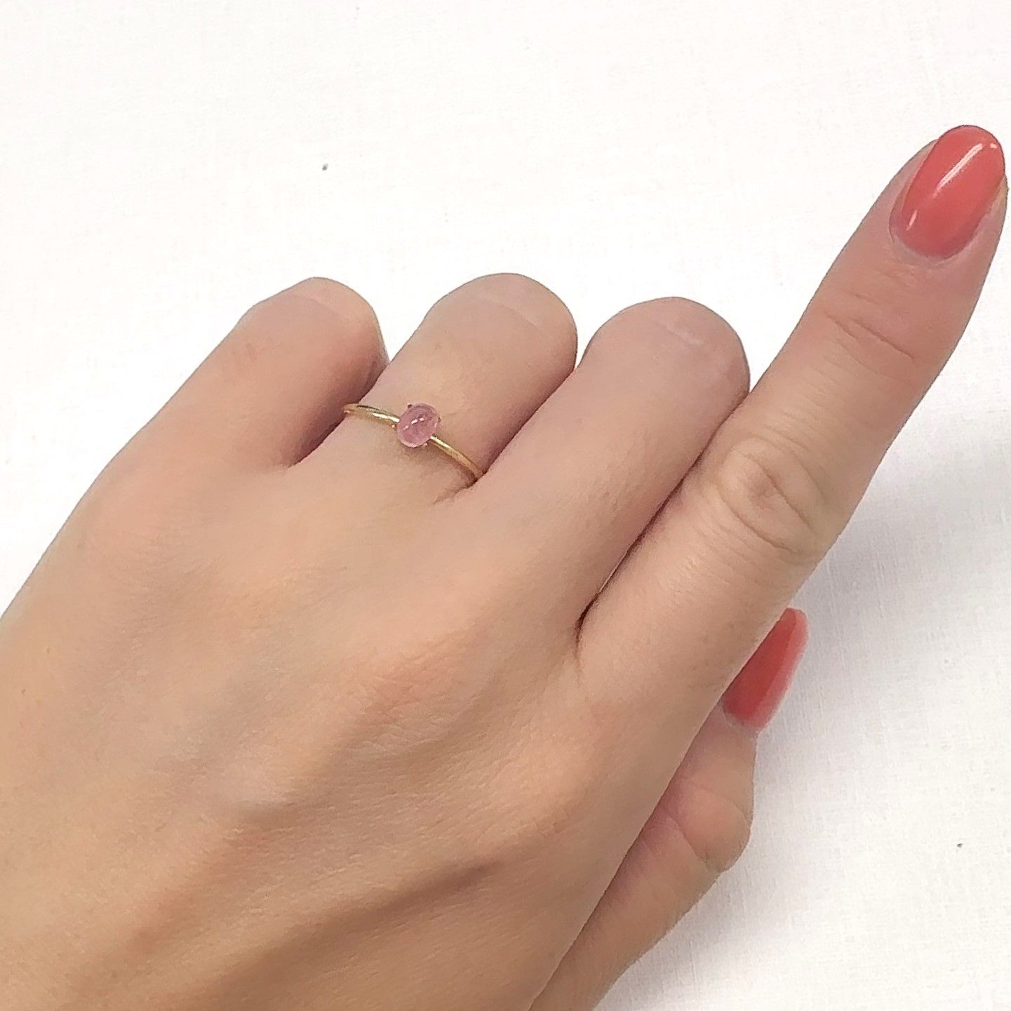 ペツォッタイト(ラズベリル) マダガスカル産 0.36ct[240929054]5x3.9mm前後