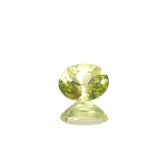 パロットクリソベリル(宝石名クリソベリル)インド産 0.31ct 識別済[230421808]4.6x3.5mm前後