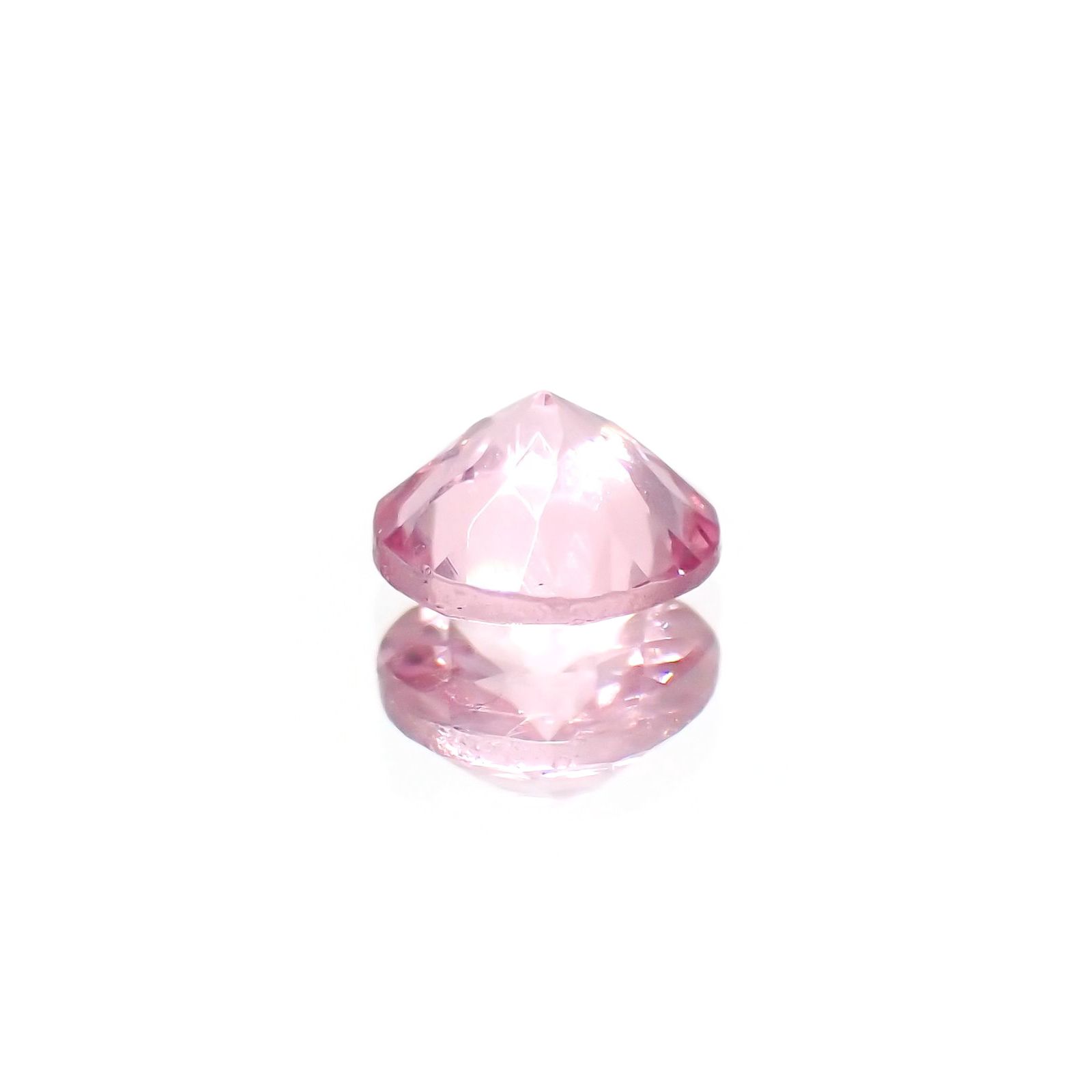シルキーピンクスピネル タンザニア産 0.47ct / 4.9x4.9mm前後 [260524950]