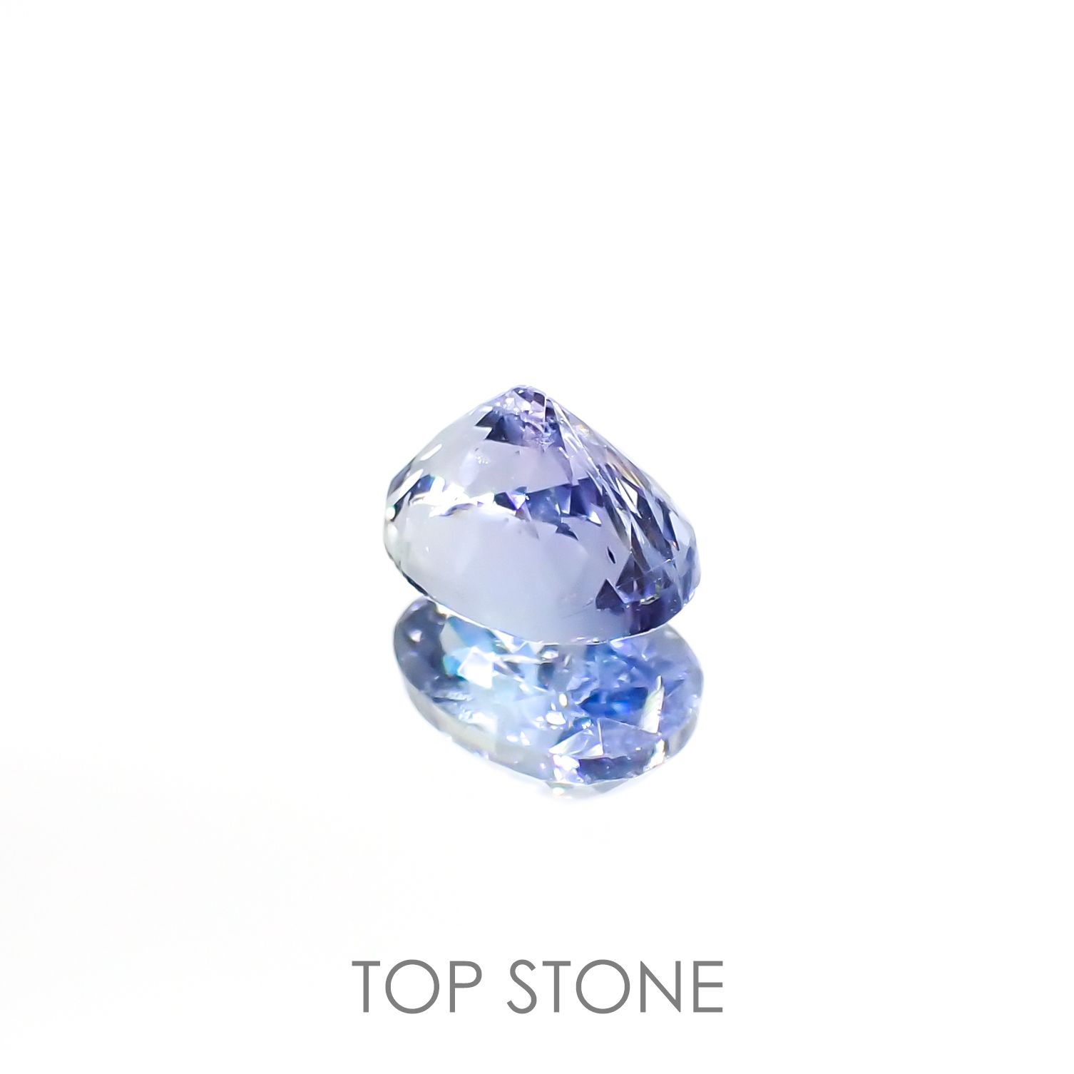バイカラータンザナイト(宝石名バイカラー・ゾイサイト) タンザニア産 1.12ct 識別済[210812652]7.1×5.2mm前後