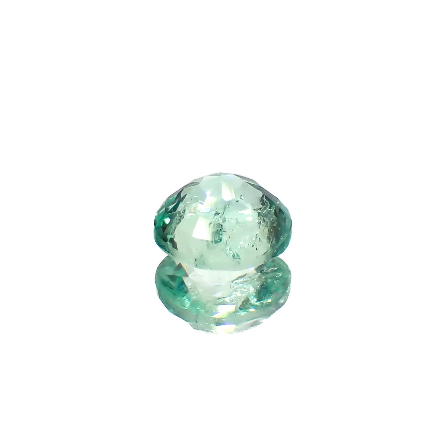 パステルカラーエメラルド コロンビア産 0.58ct[240225945]5.4x5.4mm前後