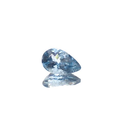 アクアマリン サンタマリアカラー マダガスカル産 0.74ct[240326969]7.8x5mm前後