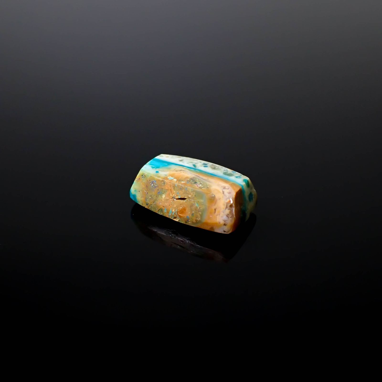 ブルーオパール ペルー産 5.85ct [250330137]15.6x10mm前後
