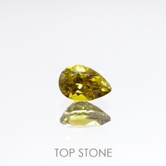 クリノゾイサイト(宝石名クリノゾイサイト)パキスタン産 0.36ct 識別済[220115595]5.3x3.5mm前後