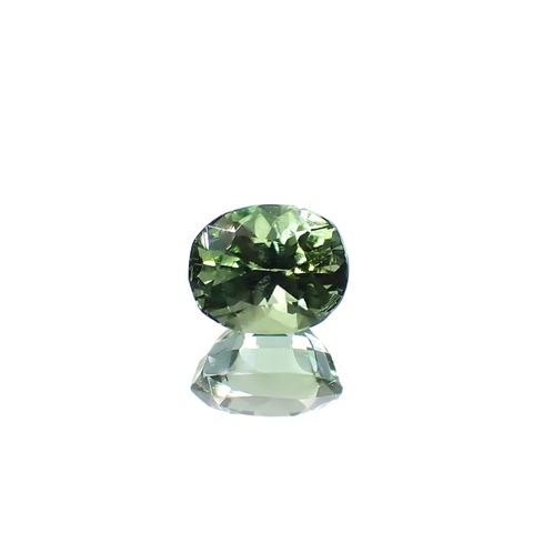 グリーントルマリン(宝石名トルマリン)アフガニスタン産 0.82ct 識別済[240527795]6x4.8mm前後
