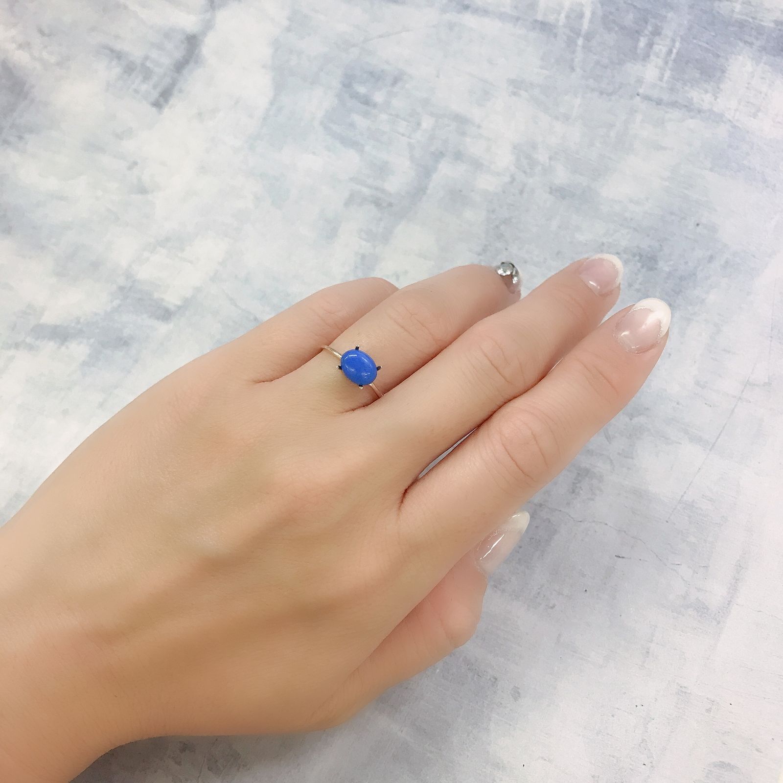 セルレアイト(宝石名セルレアイト) ボリビア産 1.24ct 識別済[220716884]8x6.2mm前後