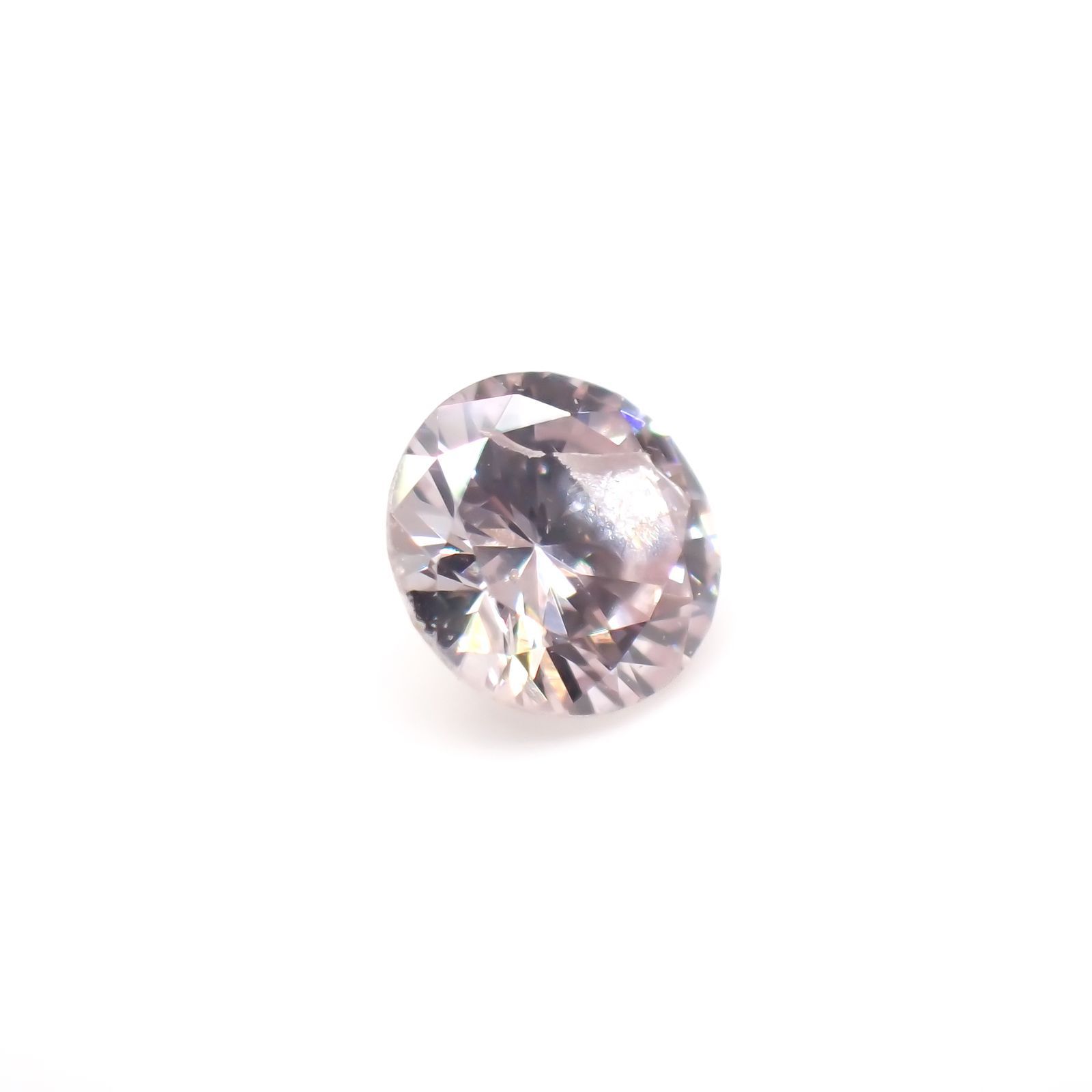 ピンクダイヤモンド (宝石名ダイアモンド)I-1 / VERY LIGHT PINK 0.073ct ソ付(CGL)[220716978]2.7x2.71mm前後