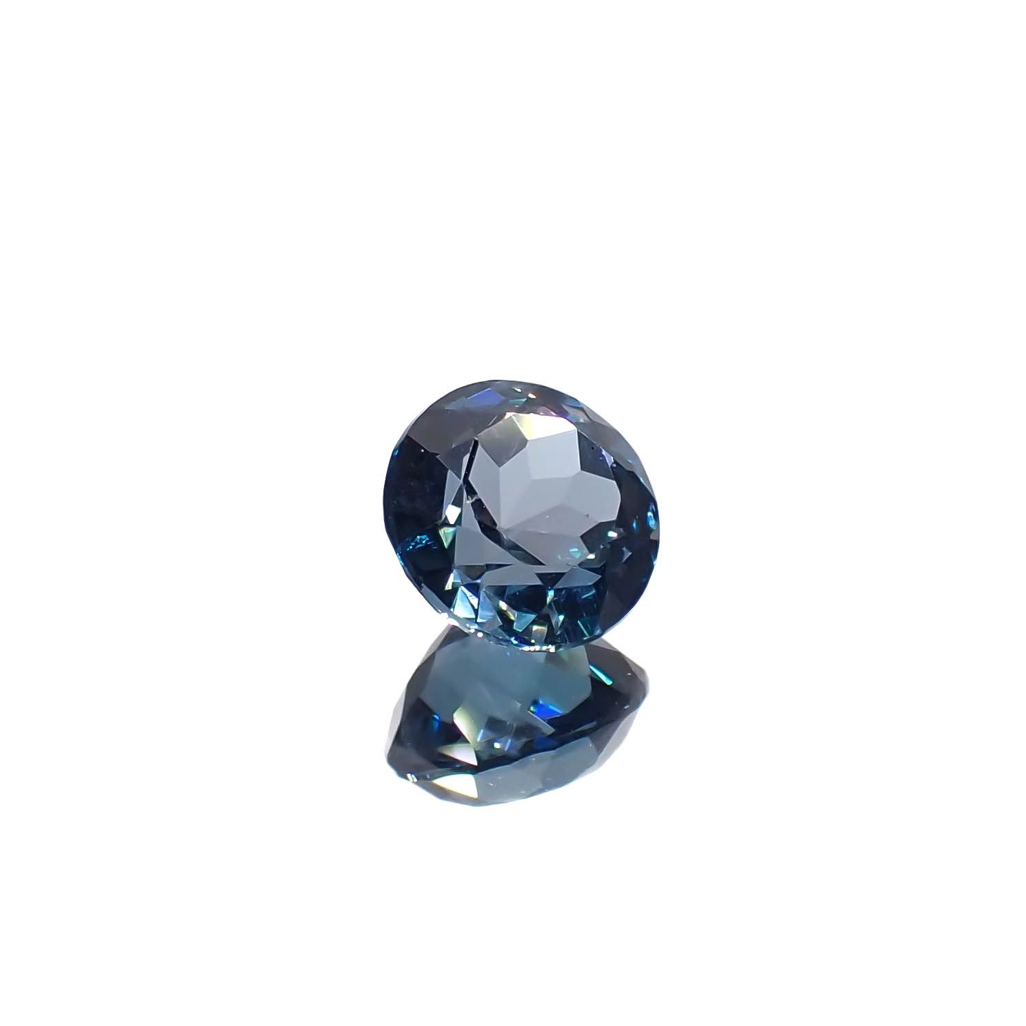 ロンドンブルートパーズ ブラジル産 2.17ct[240326788]7.4x7.4mm前後
