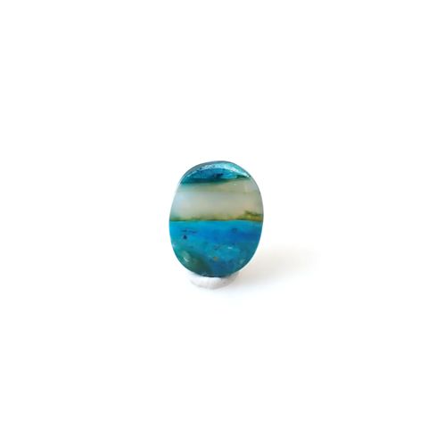 ブルーオパール ペルー産 2.98ct [250730718]10.7x8.5mm前後