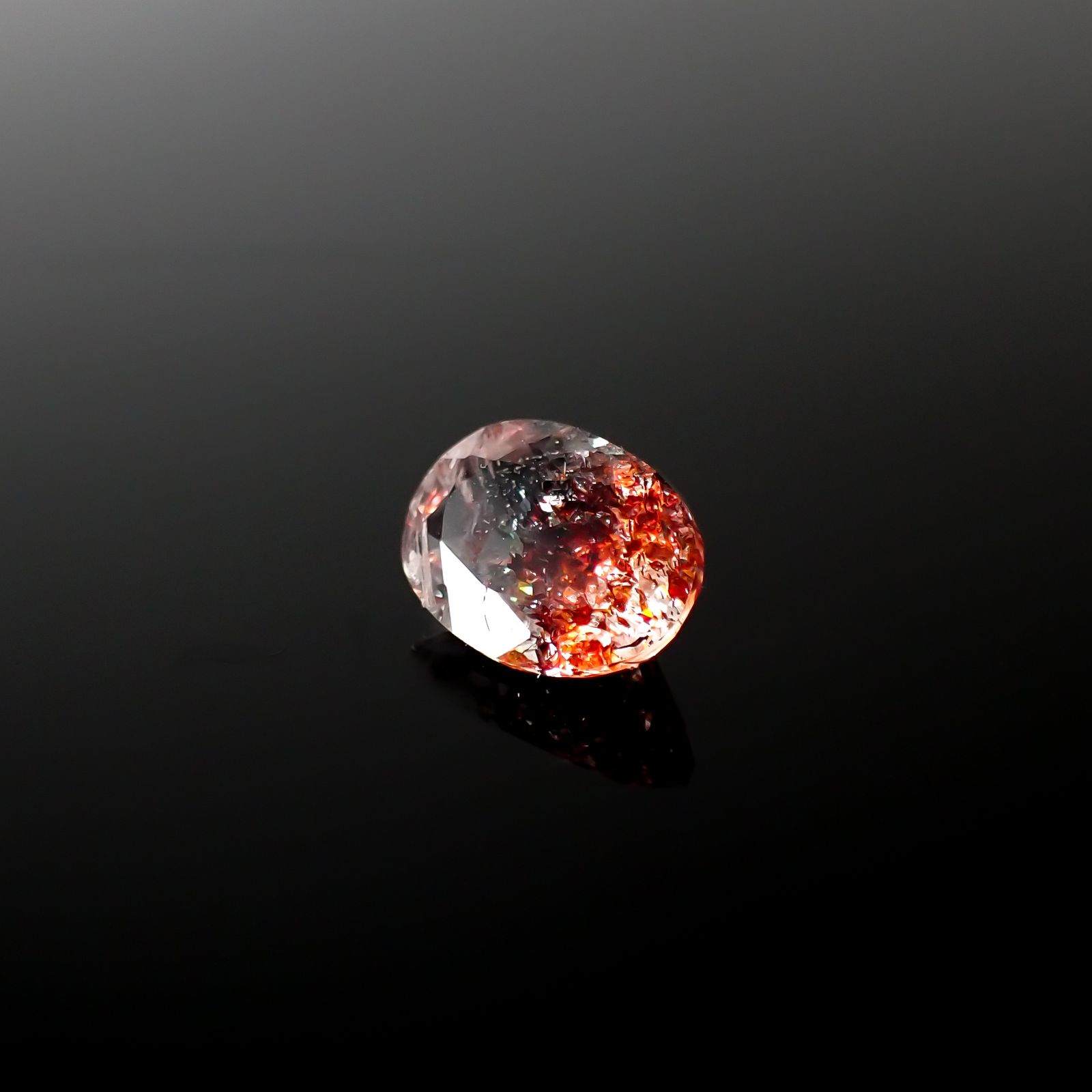 ファイヤークォーツ ナイジェリア産 1.79ct[240326720]9.6x7mm前後