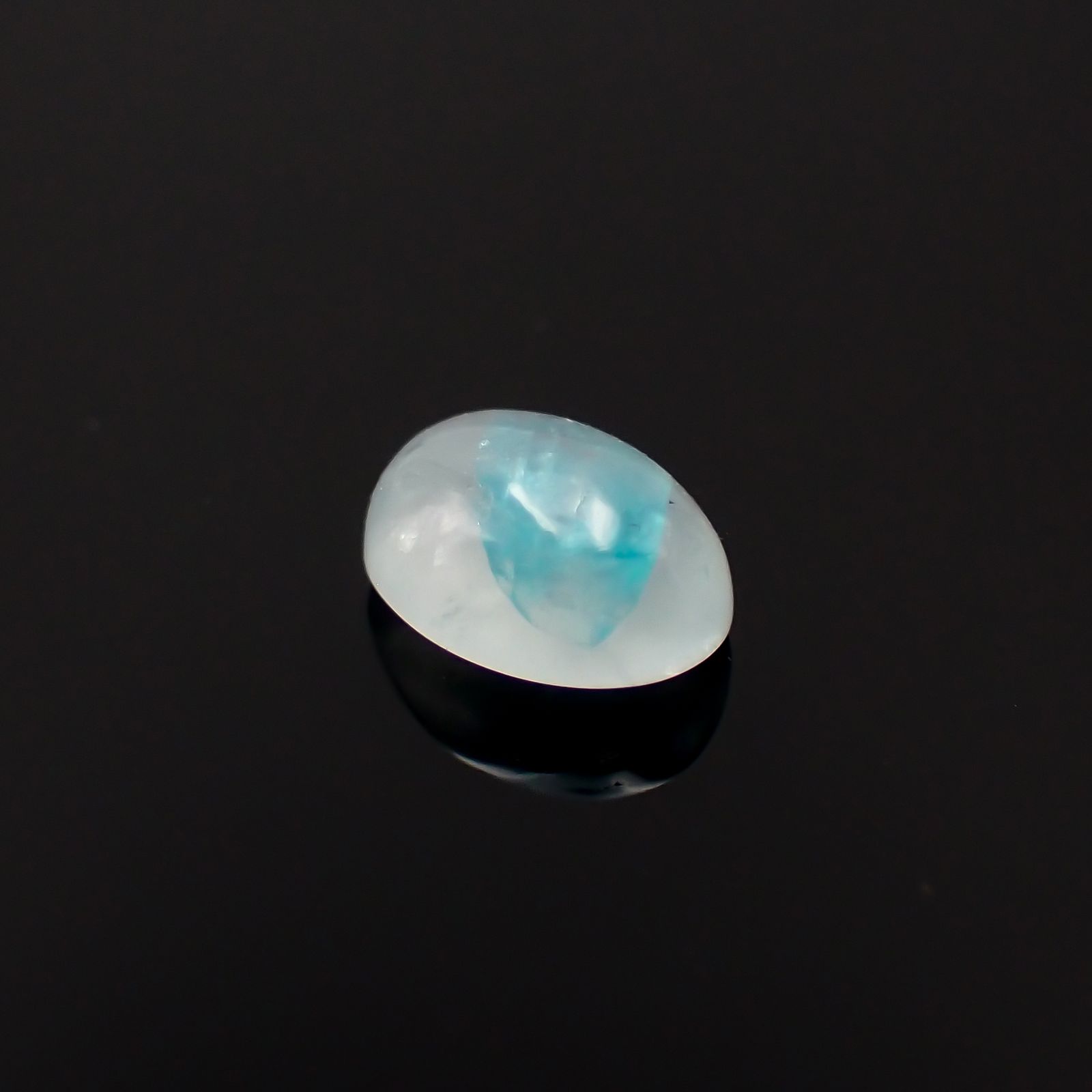 パライバトルマリンインクォーツ ブラジル産 0.95ct[230622392]7.1x5.1mm前後