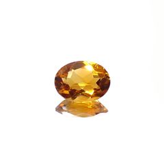 マデイラシトリン ブラジル・ミナスジェライス州産 1.03ct [241029248]8.1x6.1mm前後