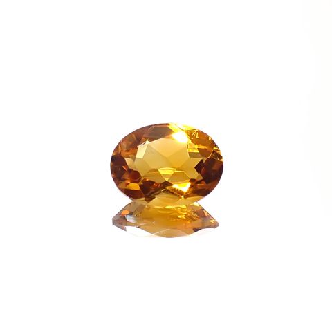 マデイラシトリン ブラジル・ミナスジェライス州産 1.03ct [241029248]8.1x6.1mm前後
