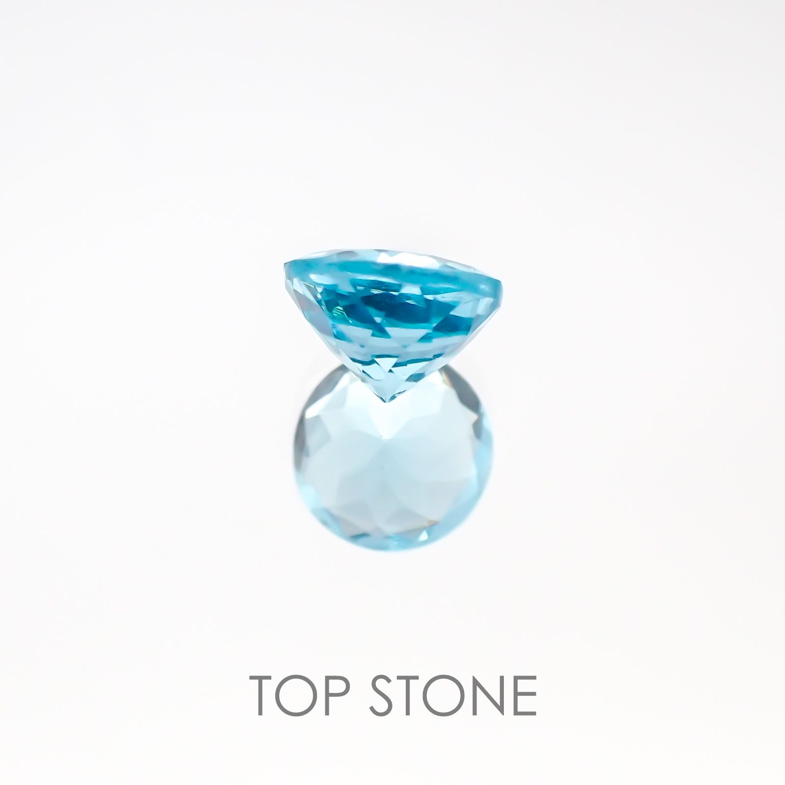 アパタイト(宝石名アパタイト) ブラジル産 0.91ct 識別済[20127946]6×6mm前後