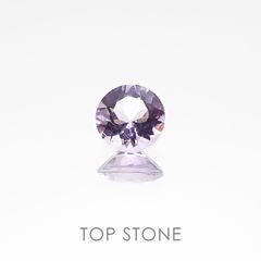 マリアライト(宝石名パープル・スキャポライト) スリランカ産 0.19ct 識別済[20106649]3.9×3.9mm前後