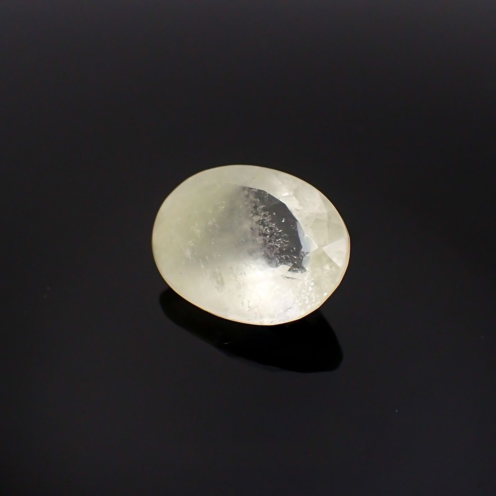 サルファーインクォーツ ブラジル産 8.55ct[231124310]16.7x12.4mm前後