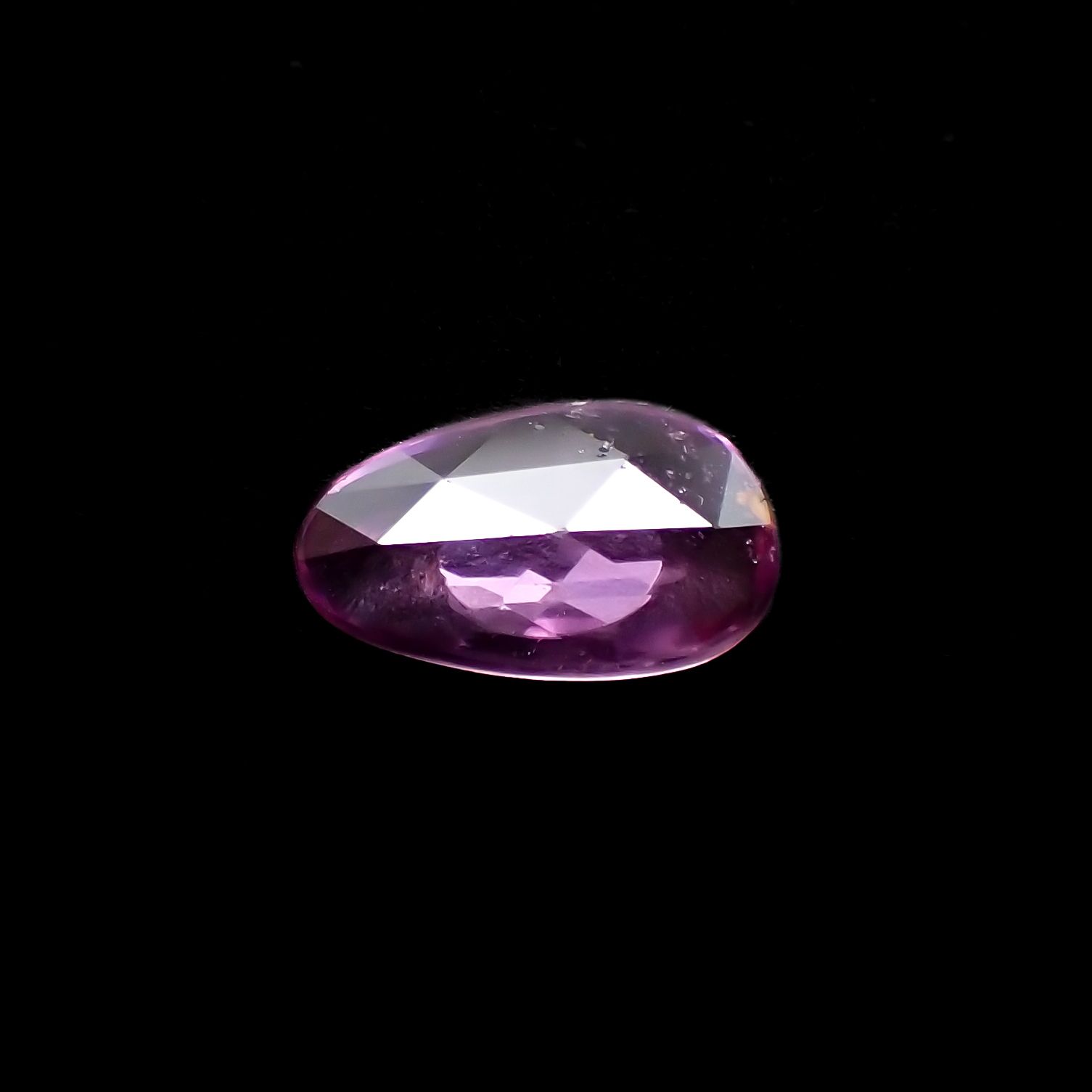 ◇ローズカット◇パープルピンクサファイア マダガスカル産 1.15ct[230722670]9.7x5.7mm前後