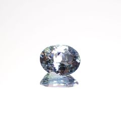 バイカラータンザナイト(宝石名ゾイサイト)タンザニア産 1.90ct 識別済[220717003]8.8x7mm前後