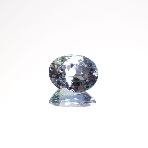 バイカラータンザナイト(宝石名ゾイサイト)タンザニア産 1.90ct 識別済[220717003]8.8x7mm前後