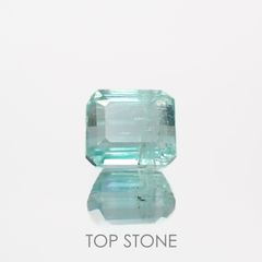 ミントベリル(宝石名グリーン・ベリル)ブラジル産 1.13ct 識別済[220817552]6.1x5.5mm前後