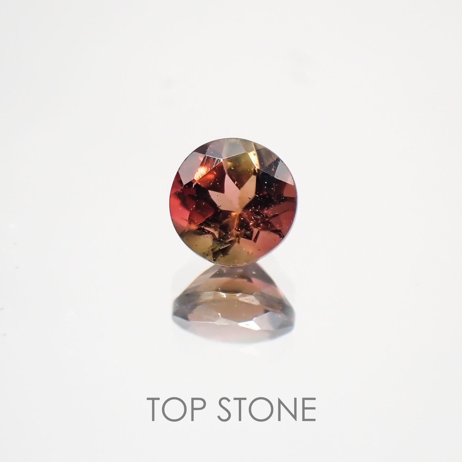 バイカラートルマリン ブラジル・アフリカ産 ルース 0.29ct[210410461]4.1×4mm前後
