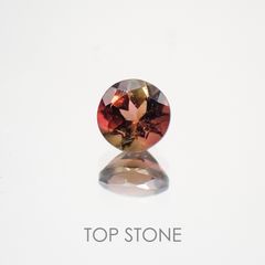 バイカラートルマリン ブラジル・アフリカ産 ルース 0.29ct[210410461]4.1×4mm前後