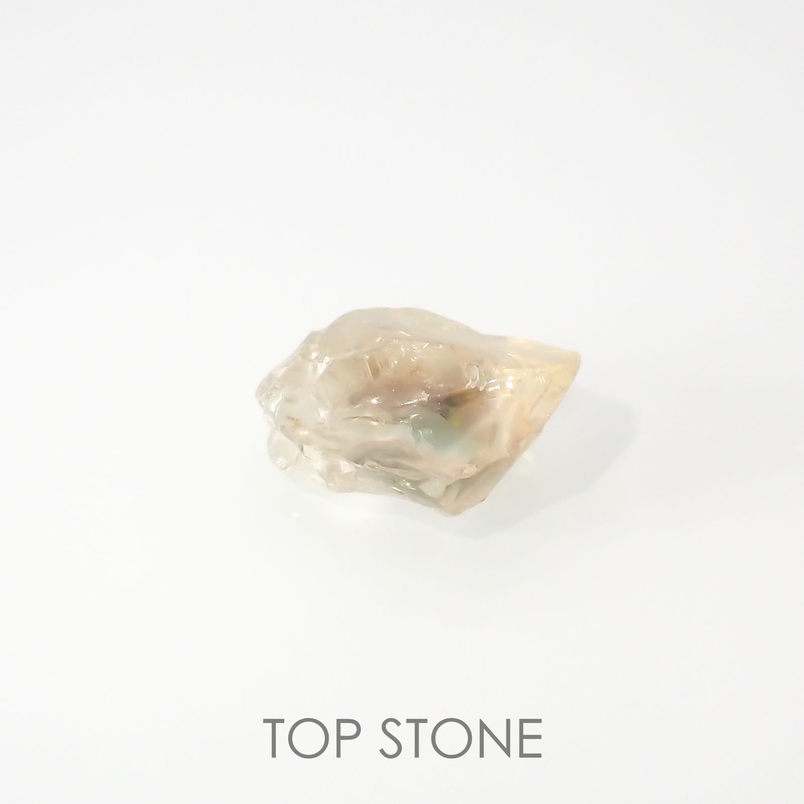 オレゴンサンストーン原石 アメリカ・オレゴン州産 3.86ct[230220417]13x9.7mm前後