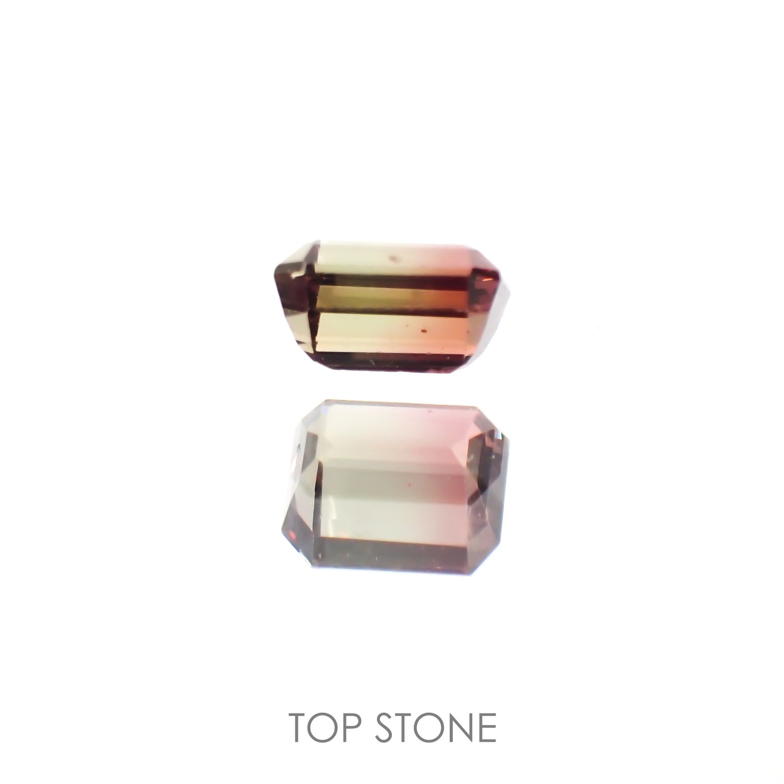 バイカラーサファイア(宝石名バイカラー・サファイア)タンザニア産 0.33ct 識別済[220113889]3.9x3.2mm前後